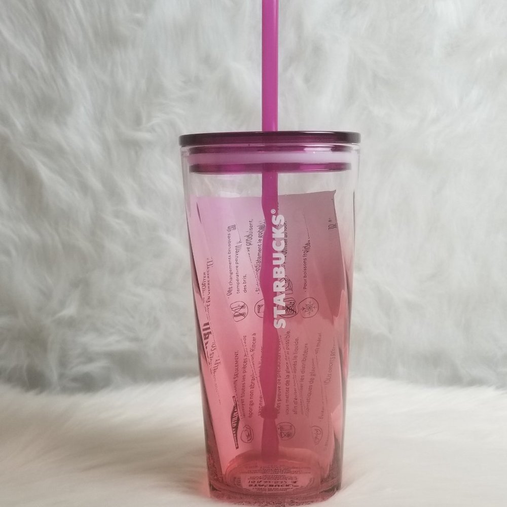 Starbucks Spring 2021 Pink Glass Tumbler